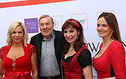 Birgit Fischer-Höper, Frank Fleschenberg, Anna Maria Kaufmann, Sibylla Abenteuer @ Ladies Red Wiesn 2020 (©Foto. Martin Schmitz)